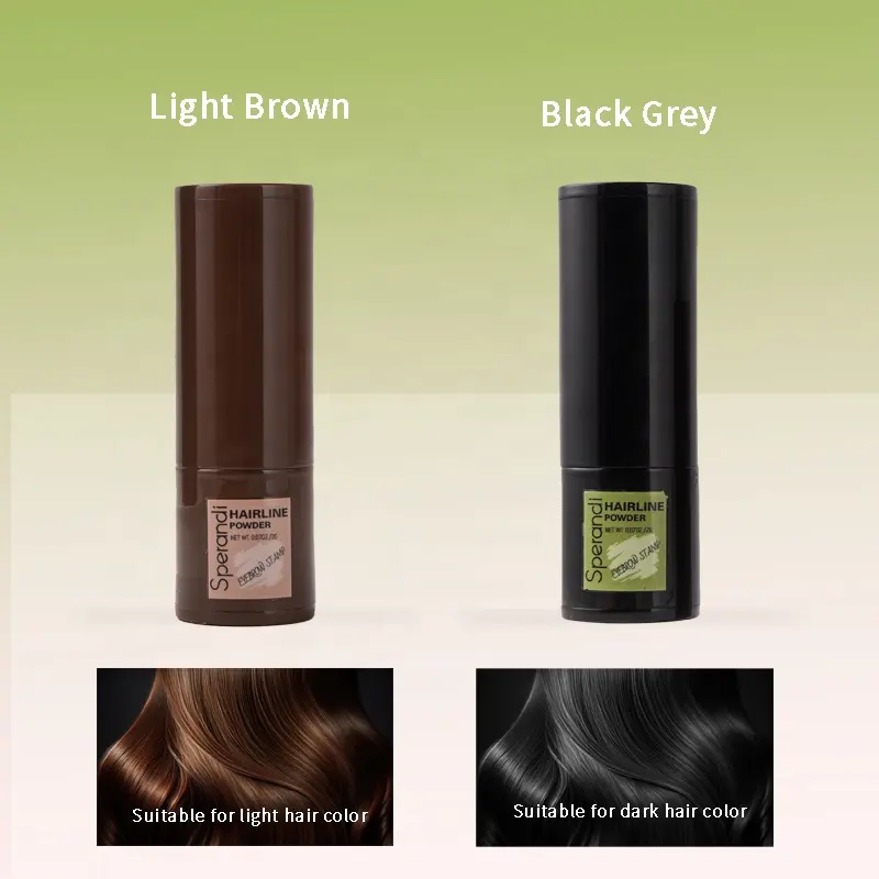 Oem Waterproof Brown Black Natural Enhance Fluffy Volume Eyebrow Hair Line Stick Shadow Hairline Powder For Beautiful Hairstyle