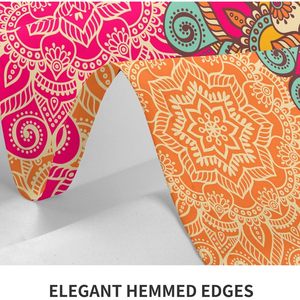 Phong cách mới trang trí mô hình Mandala hình chữ nhật Khăn trải bàn không thấm nước chống vết bẩn 54x72 inch bao gồm cho nhà bếp ăn tối Dã Ngoại - Product Image 5