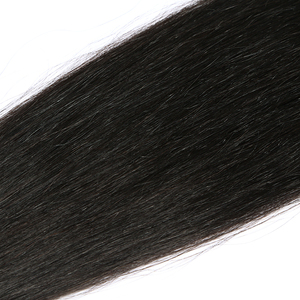 K.SWIGS Cuticle Aligned 1B Straight Virgin Human Hair Extensions Invisible Weft No <b>Tangle</b> For Salon Hair Styling Hand Tied Wef - Product Image 3