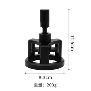 อุปกรณ์ชงกาแฟ เข็มกระจาย<span class=keywords><strong>กาแฟ</strong></span>อะลูมิเนียมสีดำ หมุนได้ พร้อมเข็มคนกาแฟสแตนเลส - Product Image 6