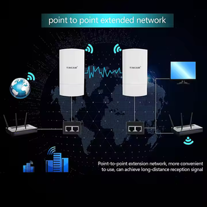 TiNCAM 300Mbps 1.5km esterno 2.4G punto di accesso Wireless 8dbi a lungo raggio ponte Wireless 1 paio CPE - Product Image 4