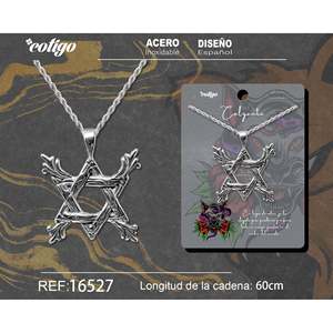Ciondolo in acciaio geometrico da uomo alla moda con catena a maglie in acciaio argento placcatura oro o catena per feste di fidanzamento o regalo