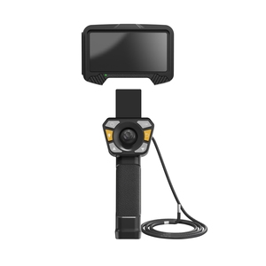 Portable 360 °   <span class=keywords><strong>Mini</strong></span> caméra d'inspection automobile rotative, <span class=keywords><strong>mini</strong></span> endoscope industriel articulé avec écran vidéo de 5 pouces - Product Image 5