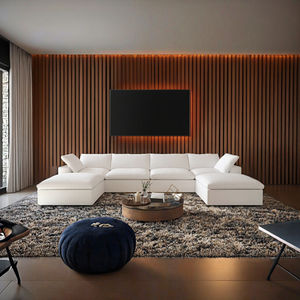 Juego de Sofás Seccionales Clásicos de Tela, Diseño Modular Moderno para Villa, Envío Directo a EE. UU. - Product Image 3