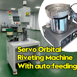 آلة برشمة كهربائية صناعية بقدرة 10 كيلو نيوتن، سعة البرشمة من <span class=keywords><strong>2</strong></span>-12 مم، آلة برشمة مدارية سيرفو مكتبية مع تغذية أوتوماتيكية من الشركات المصنعة - Product Image 3