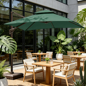 Parasols <span class=keywords><strong>en</strong></span> <span class=keywords><strong>Macramé</strong></span> pour Jardin, Grand Parapluie Pliable 4x4 pour Ensemble de Mobilier d'Extérieur et Jardin de Maison - Product Image 2