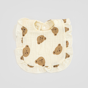Paños <span class=keywords><strong>de</strong></span> Muselina <span class=keywords><strong>de</strong></span> Algodón <span class=keywords><strong>de</strong></span> 6 Capas <span class=keywords><strong>para</strong></span> Bebés, con Volantes y Encaje, Toallas <span class=keywords><strong>para</strong></span> Saliva, Paños Suaves <span class=keywords><strong>para</strong></span> Recién Nacidos, Servicio OEM, Pedido al por Mayor - Product Image 1