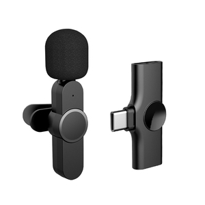 Microphone cravate <span class=keywords><strong>sans</strong></span> <span class=keywords><strong>fil</strong></span> 2,4 G avec suppression intelligente du bruit, étanche IPX-4, 10 heures d'autonomie, certifié FCC et CE, noir - Product Image 6