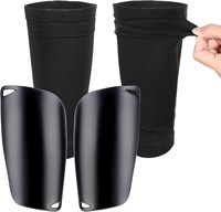 Protections de tibia de football pour jeunes et adultes, équipement de protection, protections de tibia pour tous les âges à porter avec des manchons de chaussettes de football antidérapants