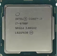 Processeur I7-9700F d'occasion, 8 cœurs, 8 threads, Base Turbo, LGA 1151, 12 Mo de cache, 14 nm, 65 W TDP, pour utilisation sur ordinateur de bureau