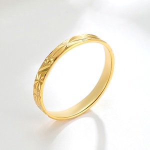 18K Gold Plated Minimalist Jewelry Trendy Brass <b>Finger</b> <b>Rings</b> for Women Wholesale Bulk with Zircon Stone <b>Rings</b> - Product Image 4
