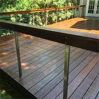Système de garde-corps à câbles pour mezzanine sur mesure avec rail supérieur pour balcon intérieur de maison moderne, quincaillerie de main courante