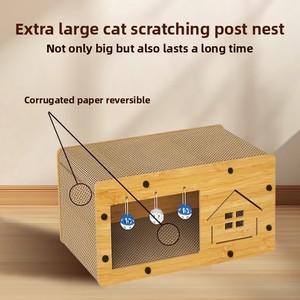 Bài cào mèo phổ biến nhất có nhiều bề mặt để mài móng vuốt và có thể được sử dụng trong nhà - Product Image 5