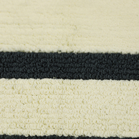 Tapis de salon en polypropylène à double bordure fabriqué en usine chinoise