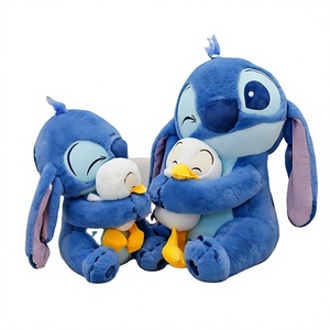 Lindo Peluche de <span class=keywords><strong>Pato</strong></span> Stitch, Juguete de Peluche Suave, Muñeco de Conejo Azul para Niños, Regalo - Product Image 1