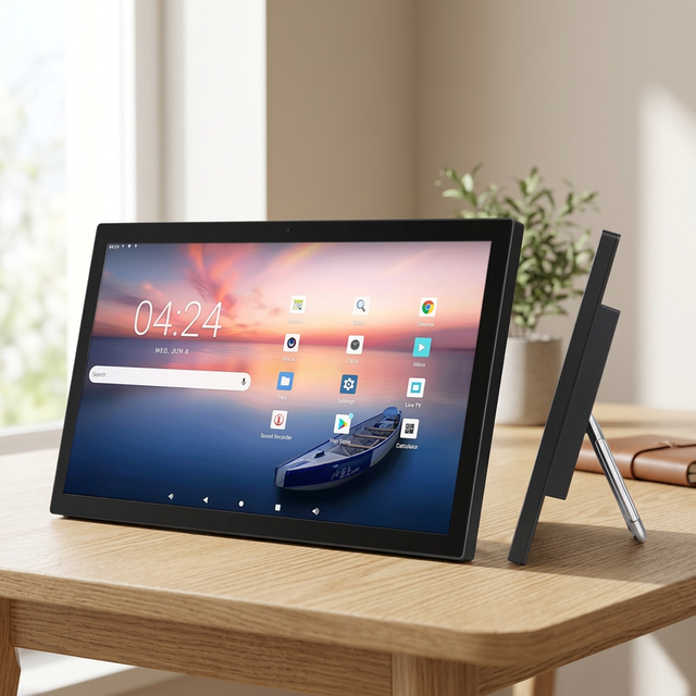 New 15.6" IPS Android 11/13 Tablet PC Wi-Fi 1080x1920 Resolution Quad Core 2GHz Processor USB Type-C for Professional Use