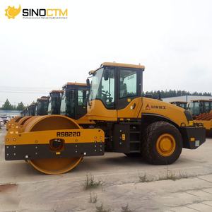รถบดถนนแบบดรัมเดี่ยว RS-8200อัดดินสั่นสะเทือนไฮดรอลิกเต็มรูปแบบน้ำหนัก22ตันสำหรับวัสดุเม็ด - Product Image 4
