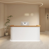 Comptoir de caisse pour magasin de vêtements, comptoir de bar, réception minimaliste moderne pour salon de beauté, bureau d'accueil