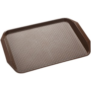 Rectangular plastic <b>serving</b> <b>trays</b> for commercial restaurants and catering, non-slip, <b>large</b> <b>trays</b> for burger shops and fast food. - Product Image 3