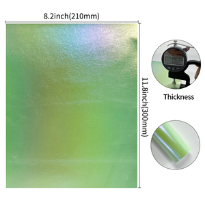 Fogli olografici in pelle sintetica-finta razza e tessuto in pelle vinilica per scarpe, borse, fiocchi per capelli - Product Image 6