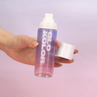 Flacon pulvérisateur en plastique PET cylindrique de 80 ml et 100 ml - Contenant pour produits de beauté et désinfectants