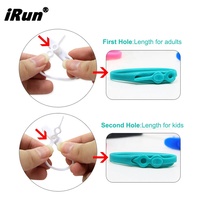 Lacets élastiques IRun taille unique, lacets en silicone imperméables sans nœuds, lacets en silicone pour bottes de travail et randonnée avec trou