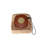 Boîte cadeau vide en bois laqué mat de luxe personnalisée, boîte de rangement en bois rose
