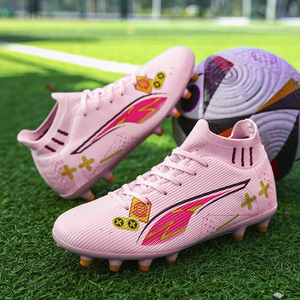 Chaussures <span class=keywords><strong>de</strong></span> football unisexes pour adultes ZXGY 259A <span class=keywords><strong>Neymar</strong></span>, tige en PU, semelle extérieure en TPU, pointures 36-45, design à <span class=keywords><strong>crampons</strong></span> longs et cassés, printemps/été/automne/hiver - Product Image 2