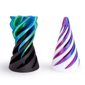 Personnalisez vos jouets anti-stress en forme de cône spiralé imprimés en 3D avec notre service de prototypage rapide, idéal pour Noël - Product Image 1