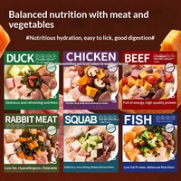 Nourriture humide complète pour chats, en sachets et en conserve, directement de l'usine, poulet/canard/vache/poisson/lapin, nourriture hydratante et nutritive pour chats
