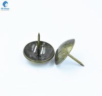 Clous ronds à tête bombée en fer bronze antique de 22 mm en vrac pour la décoration de canapés et de meubles