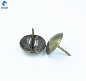 Clous ronds à tête bombée en fer bronze antique de 22 mm en vrac pour la décoration de canapés et de meubles - Product Image 2