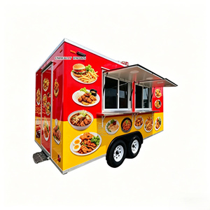 DOT CE Custom Made Dessert Trailer Galvanized Steel Full Kitchen For Factory <b>Direct</b> Ice Cream Fast Business Food Truck - Product Image 4