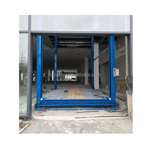 Dikey hidrolik kargo asansörü büyük platform ve ağır yük satılık dört sonrası araba asansörü - Product Image 5