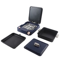 MeiShengFa OEM 1450W PTFE antiadhésif contrôle de la température ménage intérieur détachable dessus de table barbecue électrique