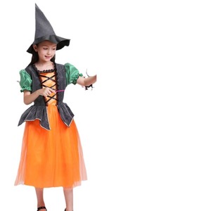 Disfraz de Bruja para Niñas Yiku, Vestido de Cosplay de Halloween con Sombrero y Varita - Product Image 5
