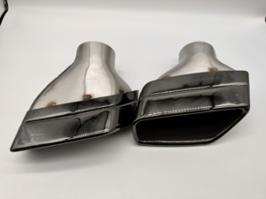 Tubo silenciador de punta de escape inoxidable cromado negro para 18-23 BMW 5 Series <span class=keywords><strong>G30</strong></span> G31 G38 525i 528i 530i 540i - Product Image 4