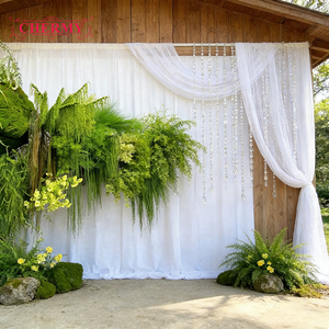 TH872 Piante Artificiali con Foglie Verdi per Decorazioni di Matrimoni e Feste, Piante da Parete - Product Image 4