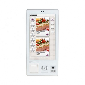 Factory Supply 21.5 Inch Self Pos Machine Order Kiosk Wide Screen Self Service <b>Printing</b> Kiosk - Product Image 4