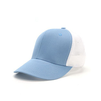 Casquette Trucker en Maille à 6 Panneaux en Gros, Personnalisable avec Broderie et Impression de Logo, en Coton avec Partie Avant en Maille et Partie Arrière en Maille, Casquette de Baseball d'Extérieur