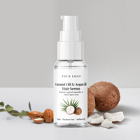 Sérum de Croissance Capillaire à la Biotine pour Cheveux Noirs Frisés Abîmés, Soin Anti-Chute et Repousse, Marque Privée