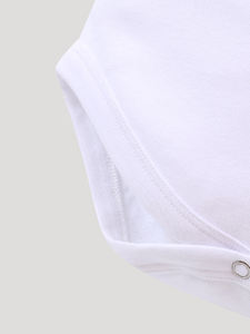 Wholesale ODM Custom Logo Print Baby Clothes <strong>Bodysuit</strong> Long Sleeve 100% Cotton Baby Onesie - Product Image 5