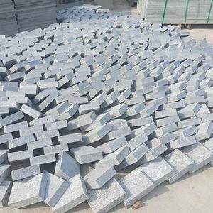 Fabriek Direct Aangepast Ontwerp G343 Zilver Grijs Graniet Tuimelde Straatstenen Moderne Buiten Oprit En Parkvloeren - Product Image 4