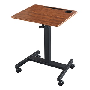 Table de levage pneumatique en métal moderne, table pliante portable, petit bureau, table d'ordinateur pour étudiants à domicile, table de travail avec hauteur réglable - Product Image 2