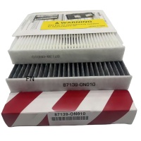 87139-0D040, 87139-0D070, 87139-0K010, 87139-0N010 Sont applicables pour les filtres de climatisation des voitures Toyota Camry.