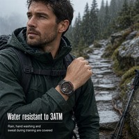 Smartwatch con Schermo Rotondo da 1,7 Pollici, Impermeabile 3ATM, Batteria da 1000mAh, 123 Modalità Sportive, Chiamate BT, Misurazione Ossigeno nel Sangue e Frequenza Cardiaca