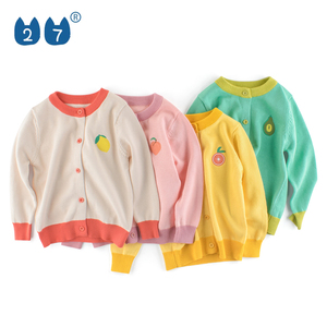 Nuevo diseño de invierno niños otoño cómodo 100% hilo de algodón niñas lindo suéter de La Rebeca - Product Image 1