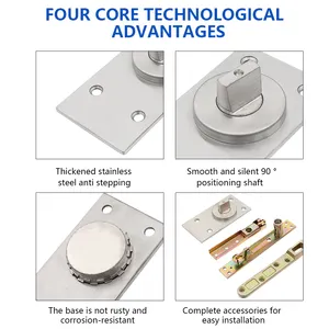 Heavy Duty Corner To Wall Pivot Hinge Steel Enclosure Glass Framed Continuous Screen Shower Door Pivot Hinge System