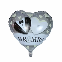 Ballons en aluminium en forme de cœur de 18 pouces « Je t'aime » en gros, pour mariage, Saint-Valentin, Halloween, remise de diplôme