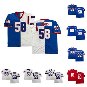 Camiseta de Rugby Estilo Vintage para Hombre, Eli Manning, Phil Simms, Tiki Barber, <span class=keywords><strong>Harry</strong></span> Carson, Lawrence <span class=keywords><strong>Taylor</strong></span>, Tallas S-3XL, Envío Rápido - Product Image 1